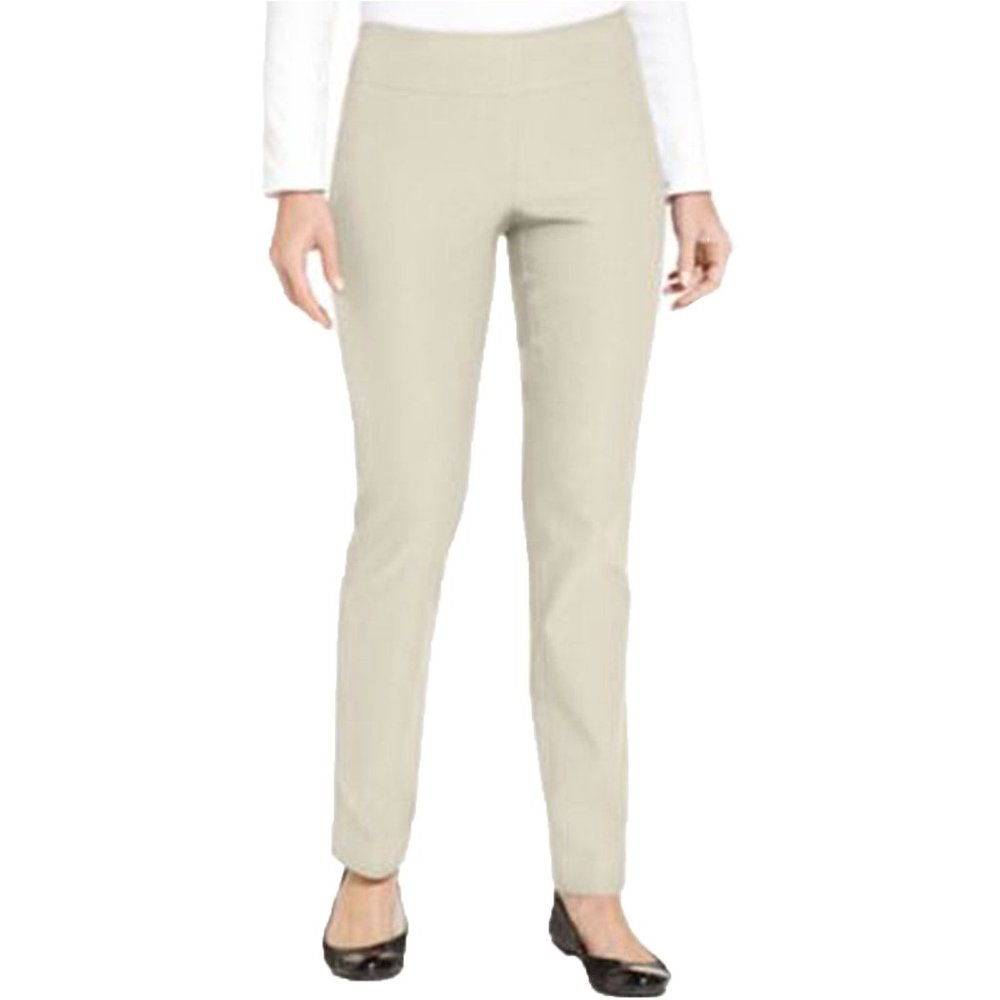 Pull on Slim Leg Tummy Slimming Pants Plus Size